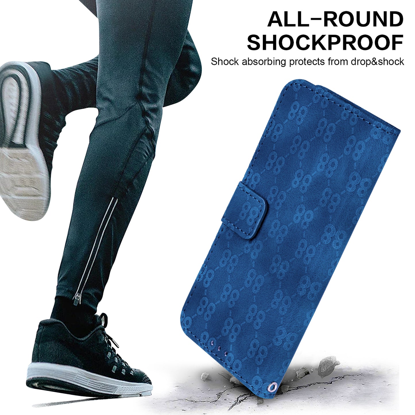 For Honor X40 5G / X9a 5G / Magic5 Lite 5G Double 8-Shape Imprinted Leather Case Anti-drop Stand Wallet Phone Cover