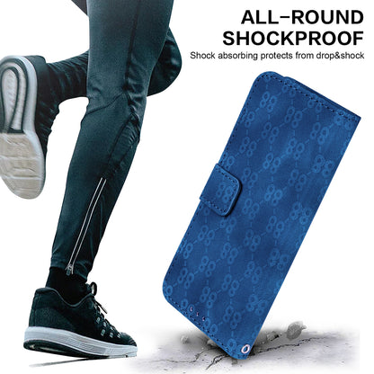 For Honor X40 5G / X9a 5G / Magic5 Lite 5G Double 8-Shape Imprinted Leather Case Anti-drop Stand Wallet Phone Cover