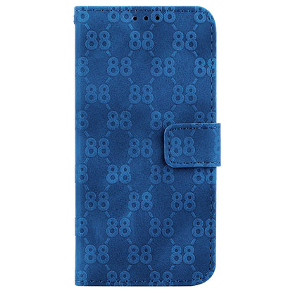 For Honor X9 4G / X9 5G Double 8-Shape Imprint Leather Shell Anti-fall Wallet Stand Phone Cover