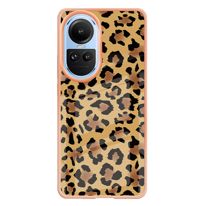 YB IMD Series-19 Style D Electroplating Cover for Oppo Reno10 5G (Global) IMD Pattern 2.0mm TPU Phone Case