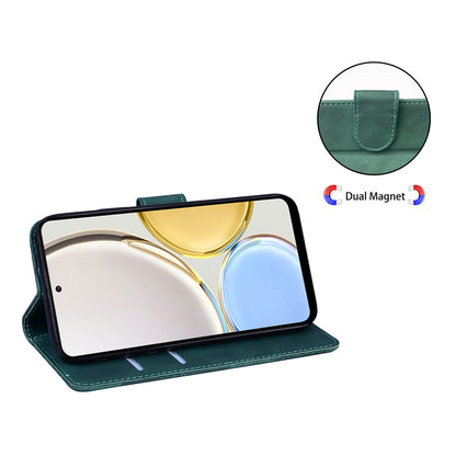 For Honor 90 Pro Anti-Scratch Wallet Phone Case Butterfly Printing Skin-Touch PU Leather Flip Cover