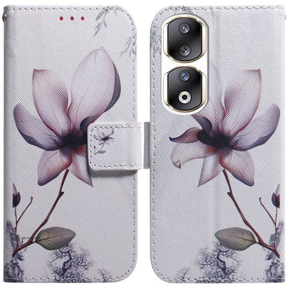 For Honor 90 Pro PU Leather Stand Anti-drop Phone Case Pattern Printing Wallet Cover