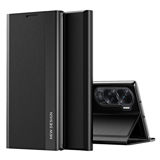 For Honor 90 Lite 5G / X50i 5G PU Leather+PC Electroplating Phone Cover Anti-drop Stand Case