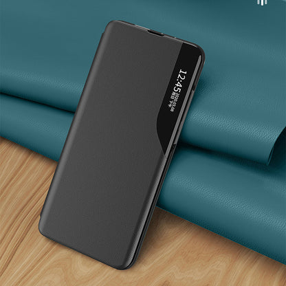 For Honor 90 Lite 5G / X50i 5G View Window Phone Case PU Leather Shockproof Stand Cover