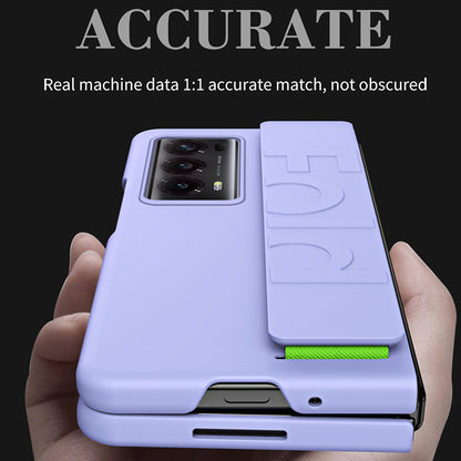 Stretchable Wristband Series For Honor Magic V2 5G Rubberized Phone Case Protective Hard PC Back Cover