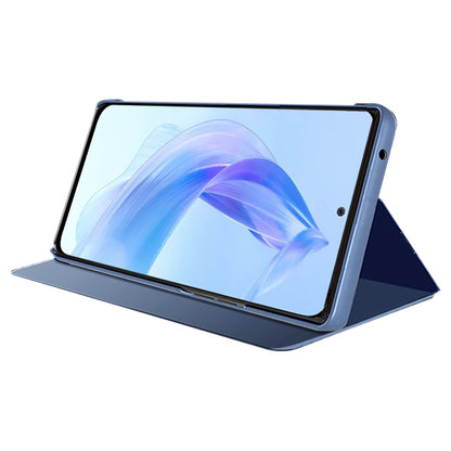 For Honor 90 Lite 5G / X50i 5G View Window Mirror Surface Phone Case Electroplating Leather Anti-drop Cover