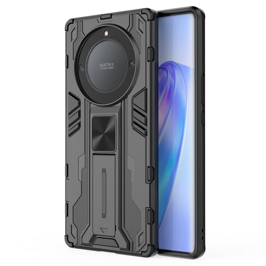 For Honor X9a 5G / X40 5G Phone Cover with Kickstand Hard PC + Soft TPU Anti-drop Protective Case