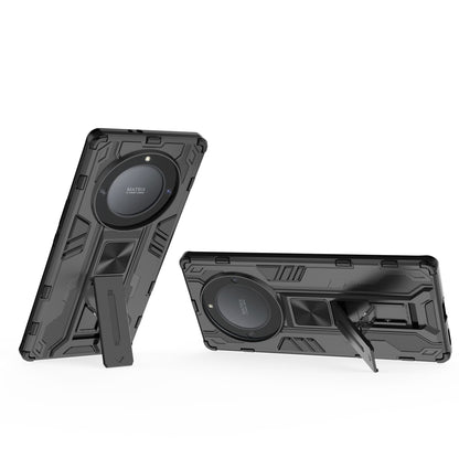 For Honor X9a 5G / X40 5G Phone Cover with Kickstand Hard PC + Soft TPU Anti-drop Protective Case