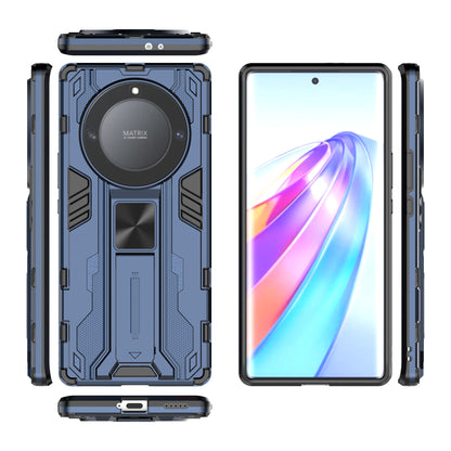 For Honor X9a 5G / X40 5G Phone Cover with Kickstand Hard PC + Soft TPU Anti-drop Protective Case