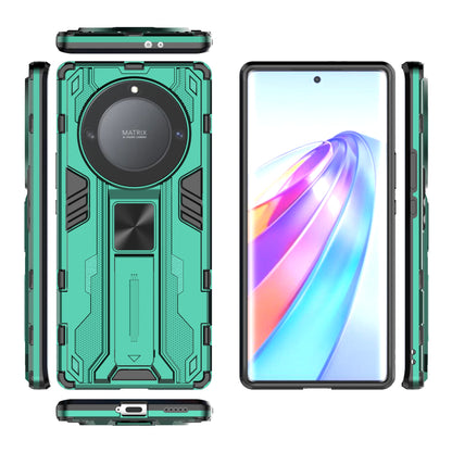 For Honor X9a 5G / X40 5G Phone Cover with Kickstand Hard PC + Soft TPU Anti-drop Protective Case