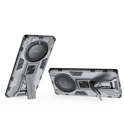 For Honor X9a 5G / X40 5G Phone Cover with Kickstand Hard PC + Soft TPU Anti-drop Protective Case