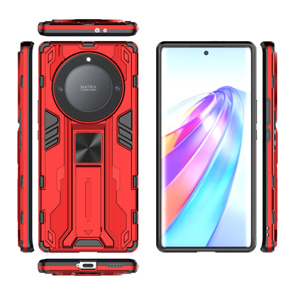 For Honor X9a 5G / X40 5G Phone Cover with Kickstand Hard PC + Soft TPU Anti-drop Protective Case