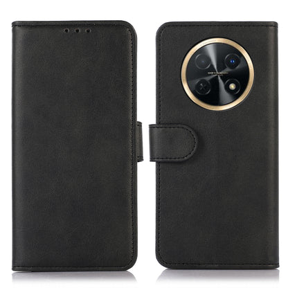 For Huawei nova Y91 4G / Enjoy 60X Cowhide Texture Phone Case Wallet Stand Leather Phone Cover