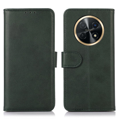 For Huawei nova Y91 4G / Enjoy 60X Cowhide Texture Phone Case Wallet Stand Leather Phone Cover