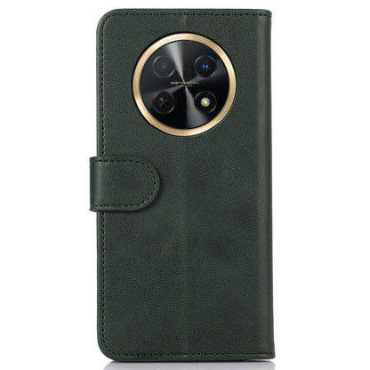 For Huawei nova Y91 4G / Enjoy 60X Cowhide Texture Phone Case Wallet Stand Leather Phone Cover