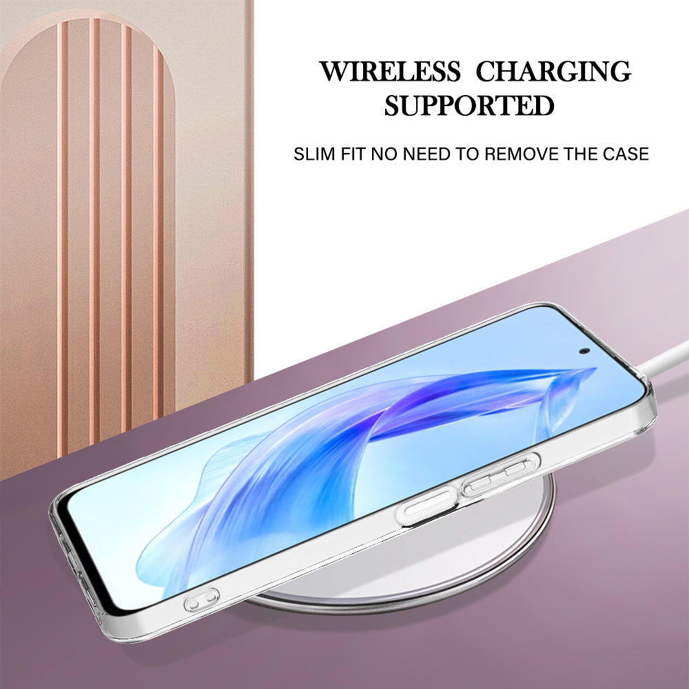 YB IMD Series-2 for Honor 90 Lite 5G / X50i 5G Electroplated Marble Pattern TPU Case IMD Protective Phone Cover