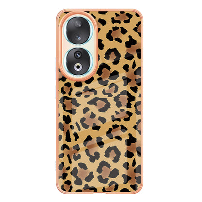 YB IMD Series-19 Style D For Honor 90 Electroplated 2.0mm TPU Case IMD Pattern Protective Phone Cover