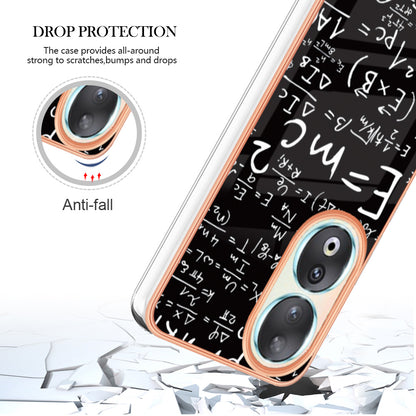 YB IMD Series-19 Style D For Honor 90 Electroplated 2.0mm TPU Case IMD Pattern Protective Phone Cover