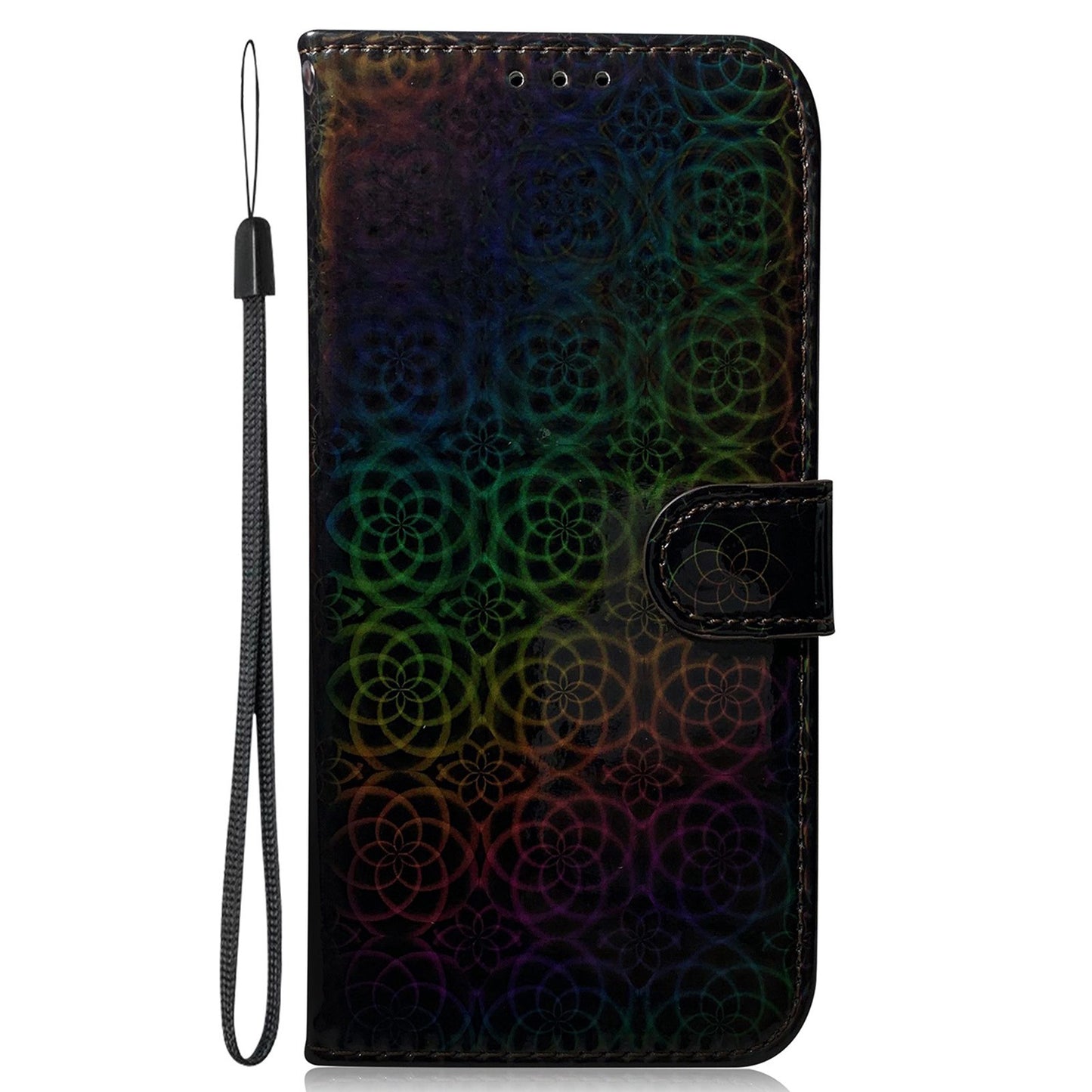 For Honor 90 Lite 5G / X50i 5G Dazzling Flower Pattern Wallet Case Cell Phone PU Leather Stand Cover