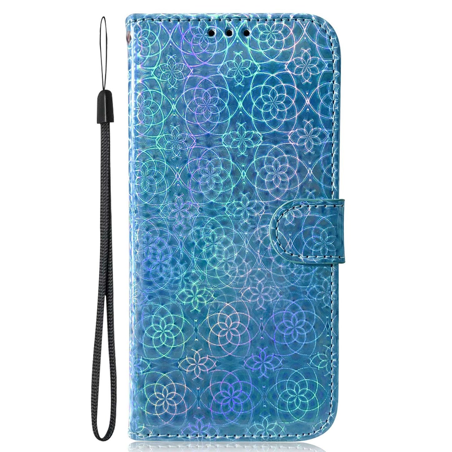 For Honor 90 Lite 5G / X50i 5G Dazzling Flower Pattern Wallet Case Cell Phone PU Leather Stand Cover
