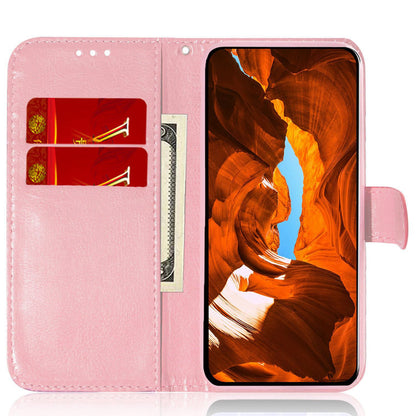 For Honor 90 Lite 5G / X50i 5G Dazzling Flower Pattern Wallet Case Cell Phone PU Leather Stand Cover