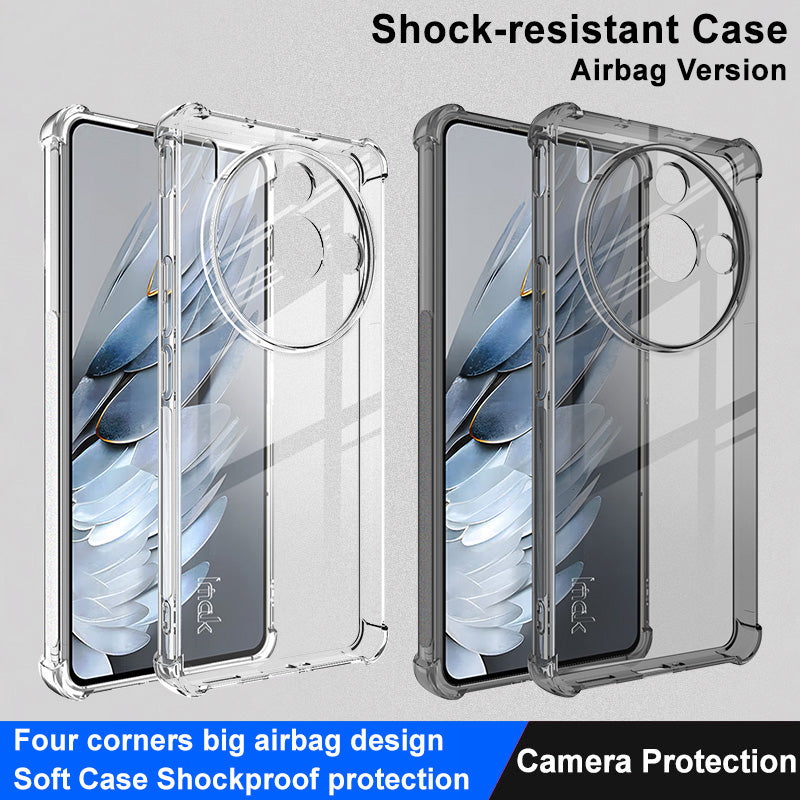 IMAK For ZTE nubia Z50S Pro 5G Transparent TPU Phone Case Airbag Anti-drop Phone Cover