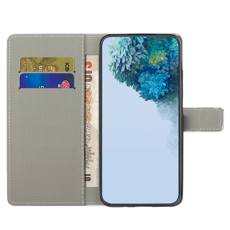 For Honor X6a 4G Wallet Case PU Leather Pattern Printing Phone Stand Cover