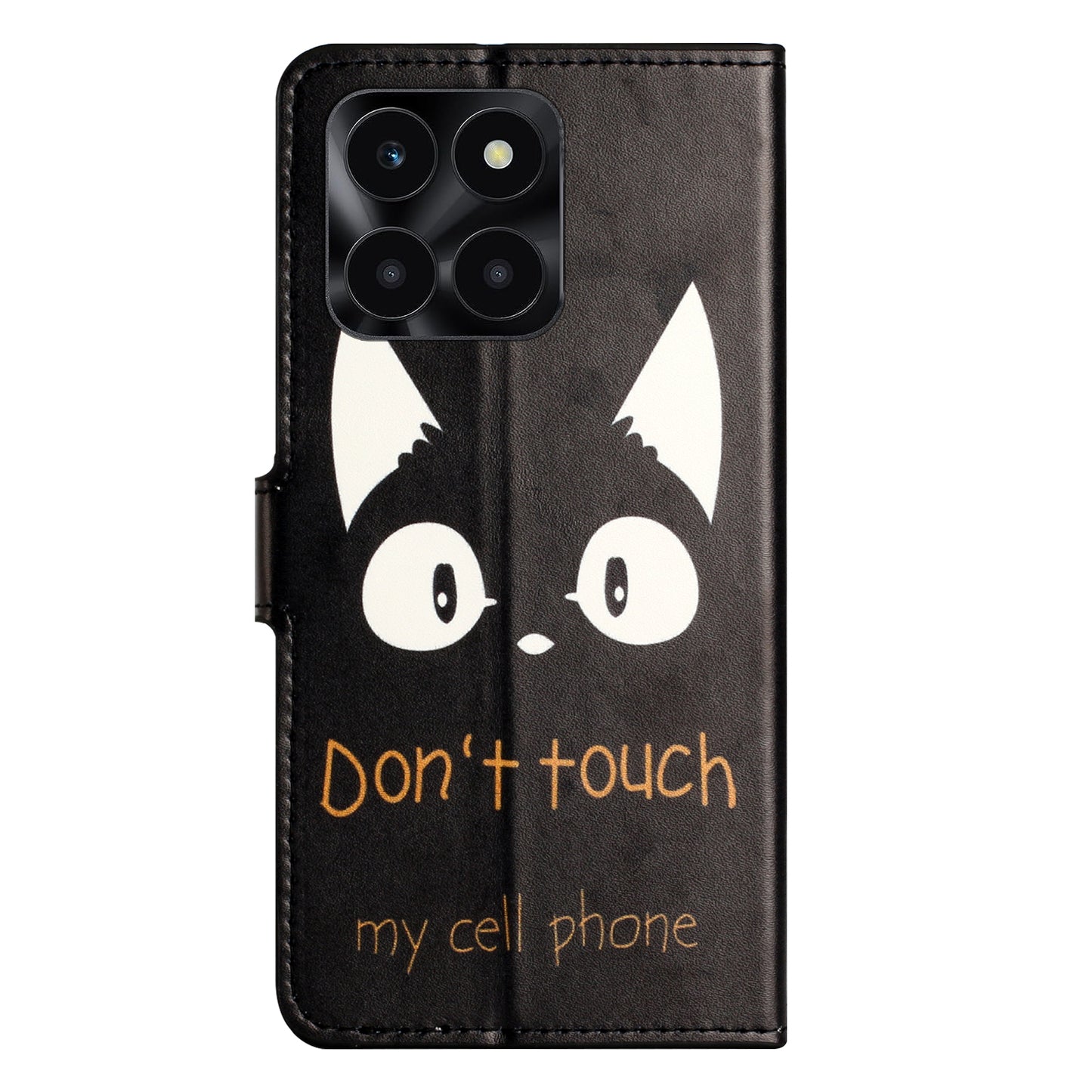 For Honor X6a 4G Wallet Case PU Leather Pattern Printing Phone Stand Cover