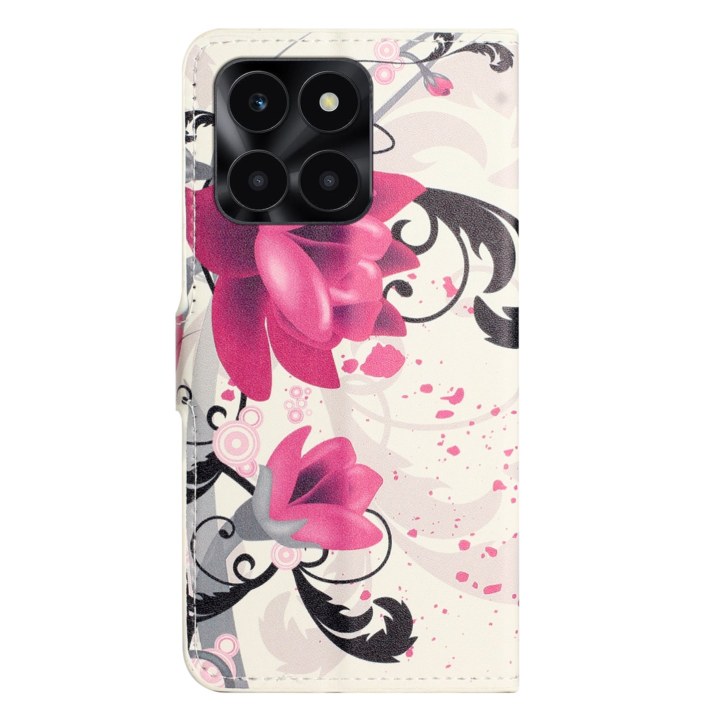 For Honor X6a 4G Wallet Case PU Leather Pattern Printing Phone Stand Cover