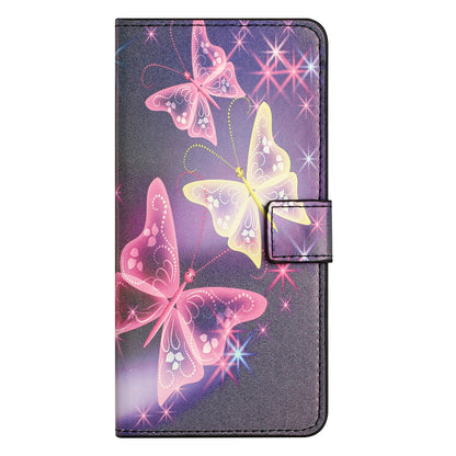 For Honor X6a 4G Wallet Case PU Leather Pattern Printing Phone Stand Cover