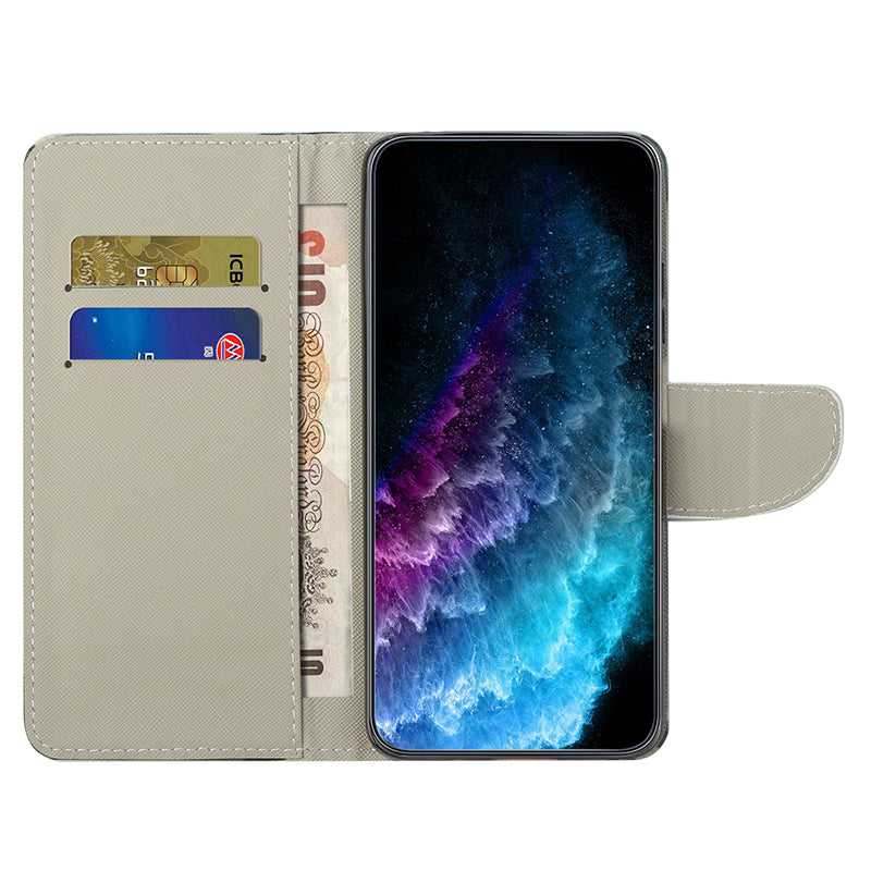 For Honor X6a 4G Wallet Flip Cover PU Leather Stand Pattern Printing Cross Texture Phone Case