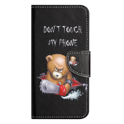 For Honor X6a 4G Wallet Flip Cover PU Leather Stand Pattern Printing Cross Texture Phone Case