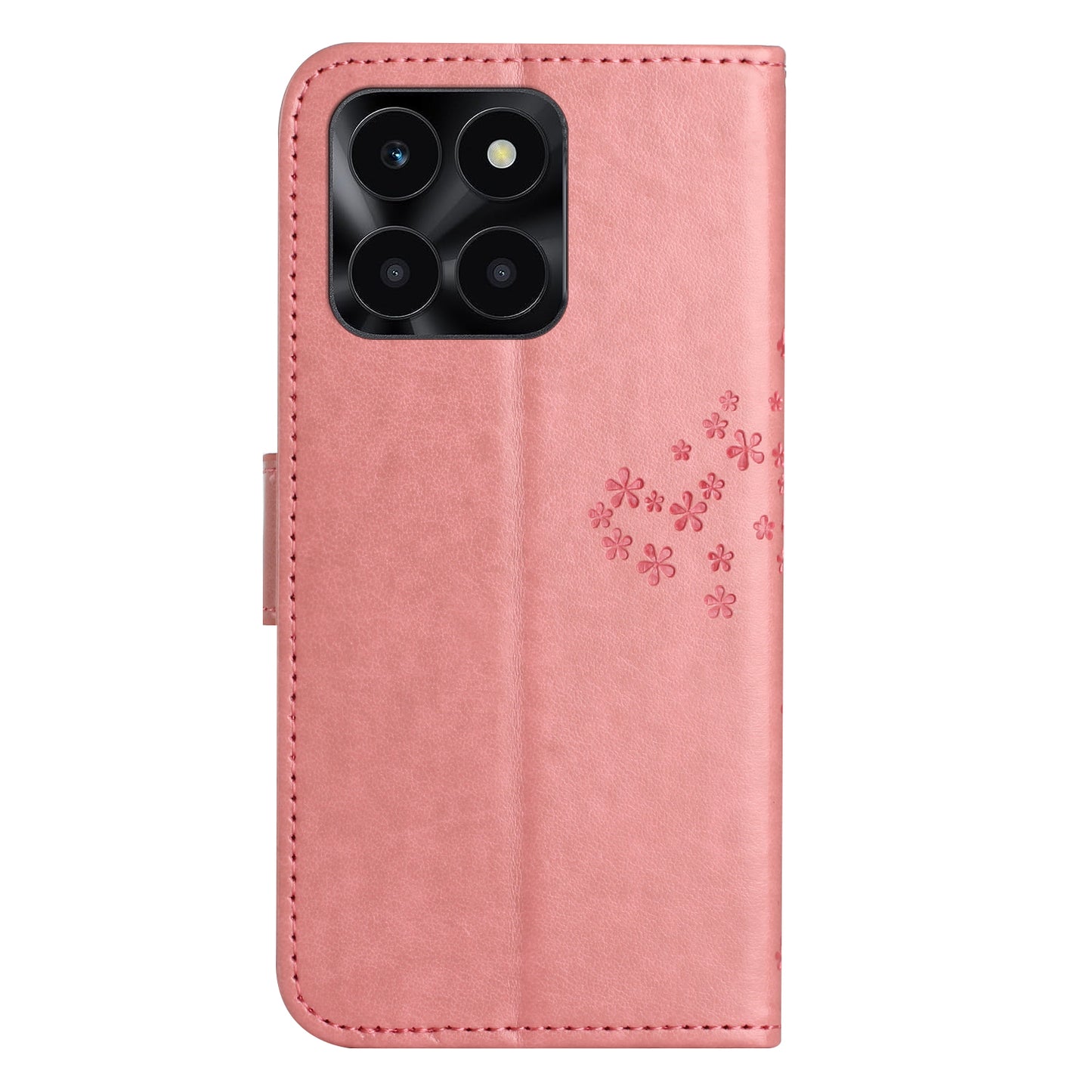 For Honor X6a 4G Owl Tree Imprinted PU Leather Stand Wallet Case Full Protection Phone Cover