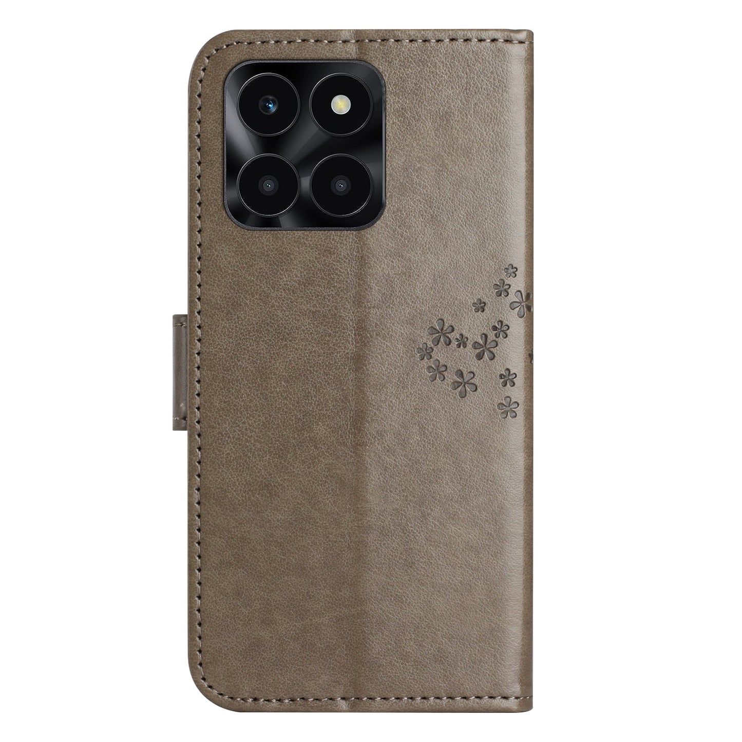 For Honor X6a 4G Owl Tree Imprinted PU Leather Stand Wallet Case Full Protection Phone Cover