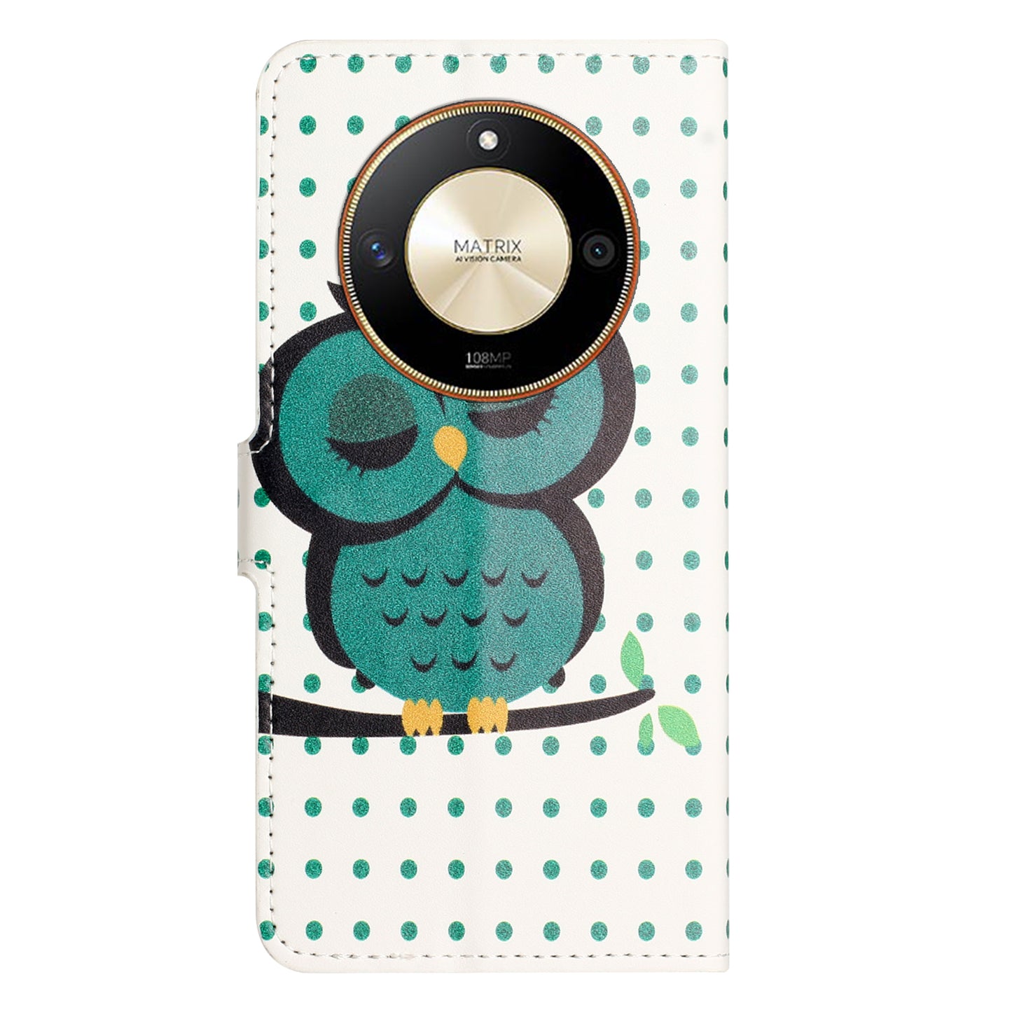 For Honor X50 PU Leather Pattern Printing Phone Case Stand Flip Wallet Cover