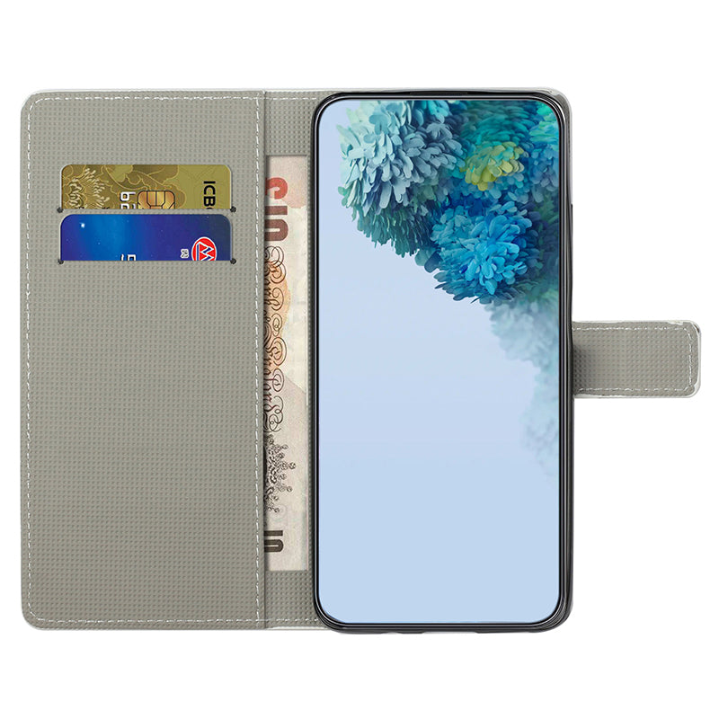 For Honor X50 PU Leather Pattern Printing Phone Case Stand Flip Wallet Cover