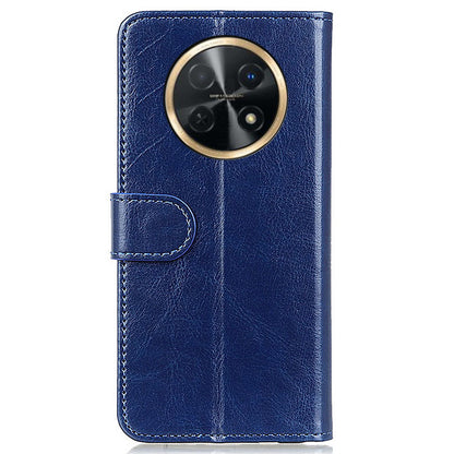 For Huawei nova Y91 4G / Enjoy 60X PU Leather Phone Case Crazy Horse Texture Wallet Stand Cover