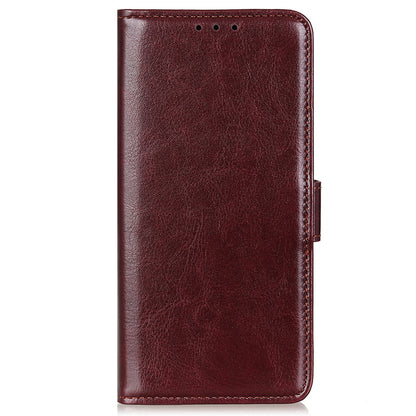 For Huawei nova Y91 4G / Enjoy 60X PU Leather Phone Case Crazy Horse Texture Wallet Stand Cover