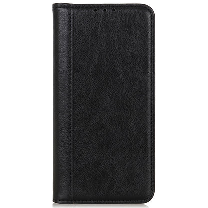 For Huawei nova Y91 4G / Enjoy 60X Litchi Texture Split Leather Phone Case Wallet Stand Cover