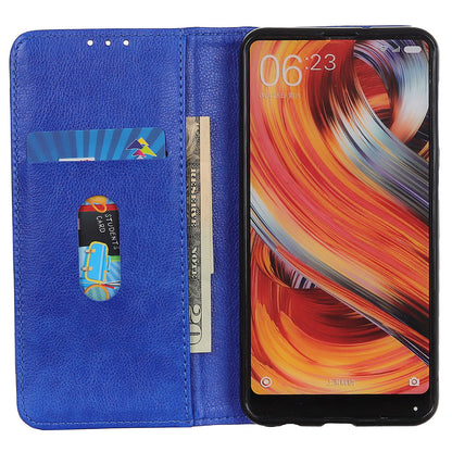 For Huawei nova Y91 4G / Enjoy 60X Litchi Texture Split Leather Phone Case Wallet Stand Cover