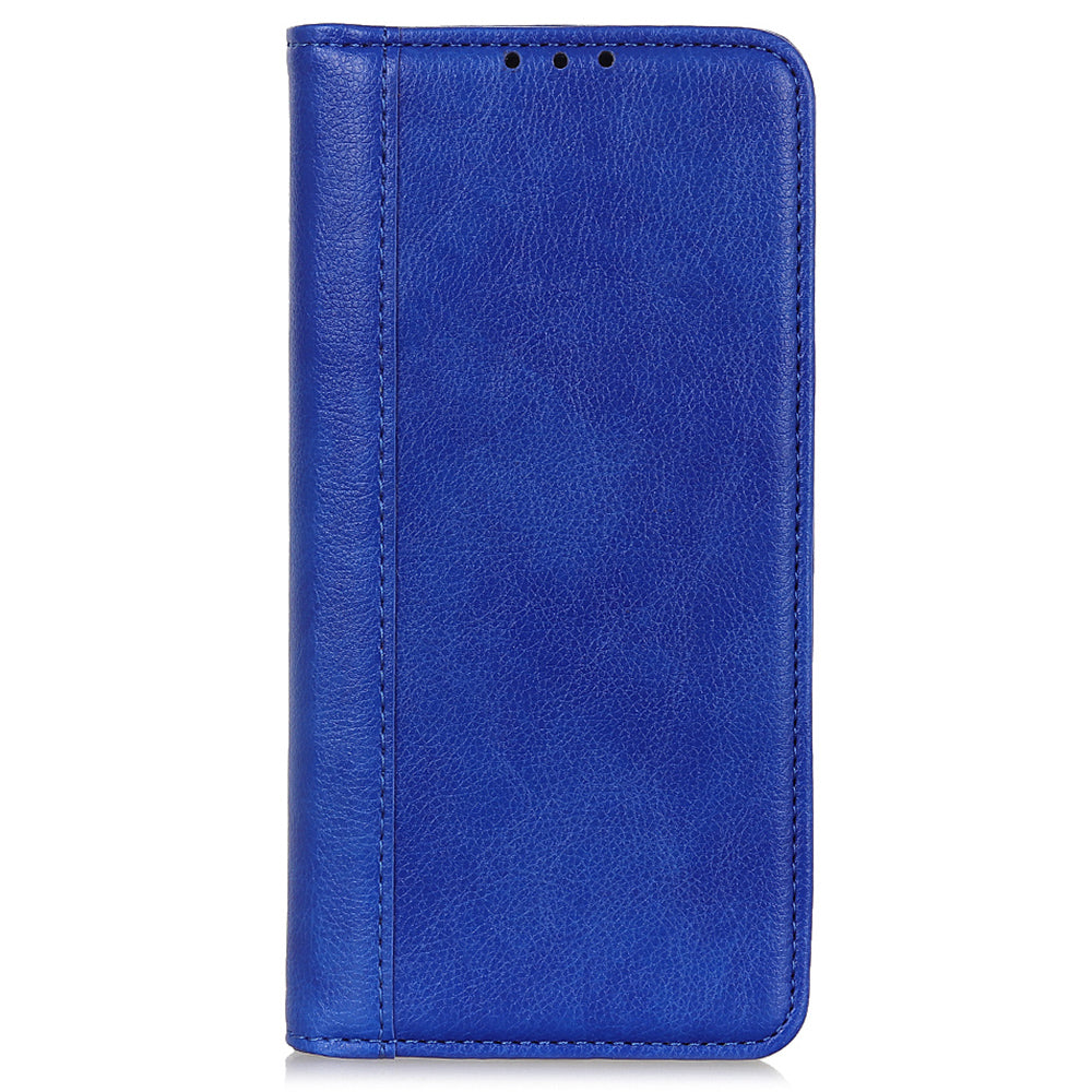 For Huawei nova Y91 4G / Enjoy 60X Litchi Texture Split Leather Phone Case Wallet Stand Cover