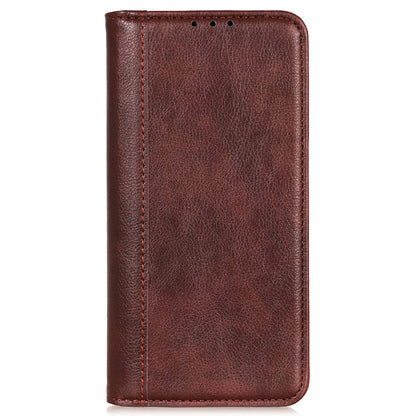 For Huawei nova Y91 4G / Enjoy 60X Litchi Texture Split Leather Phone Case Wallet Stand Cover