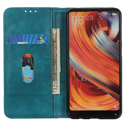 For Huawei nova Y91 4G / Enjoy 60X Litchi Texture Split Leather Phone Case Wallet Stand Cover