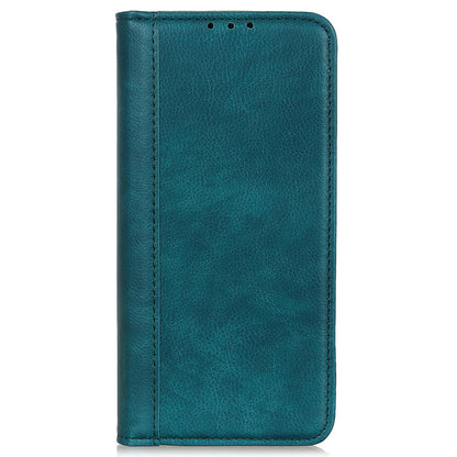 For Huawei nova Y91 4G / Enjoy 60X Litchi Texture Split Leather Phone Case Wallet Stand Cover