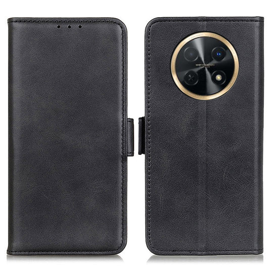 For Huawei nova Y91 4G / Enjoy 60X Cowhide Texture Wallet Phone Case PU Leather Cover with Stand
