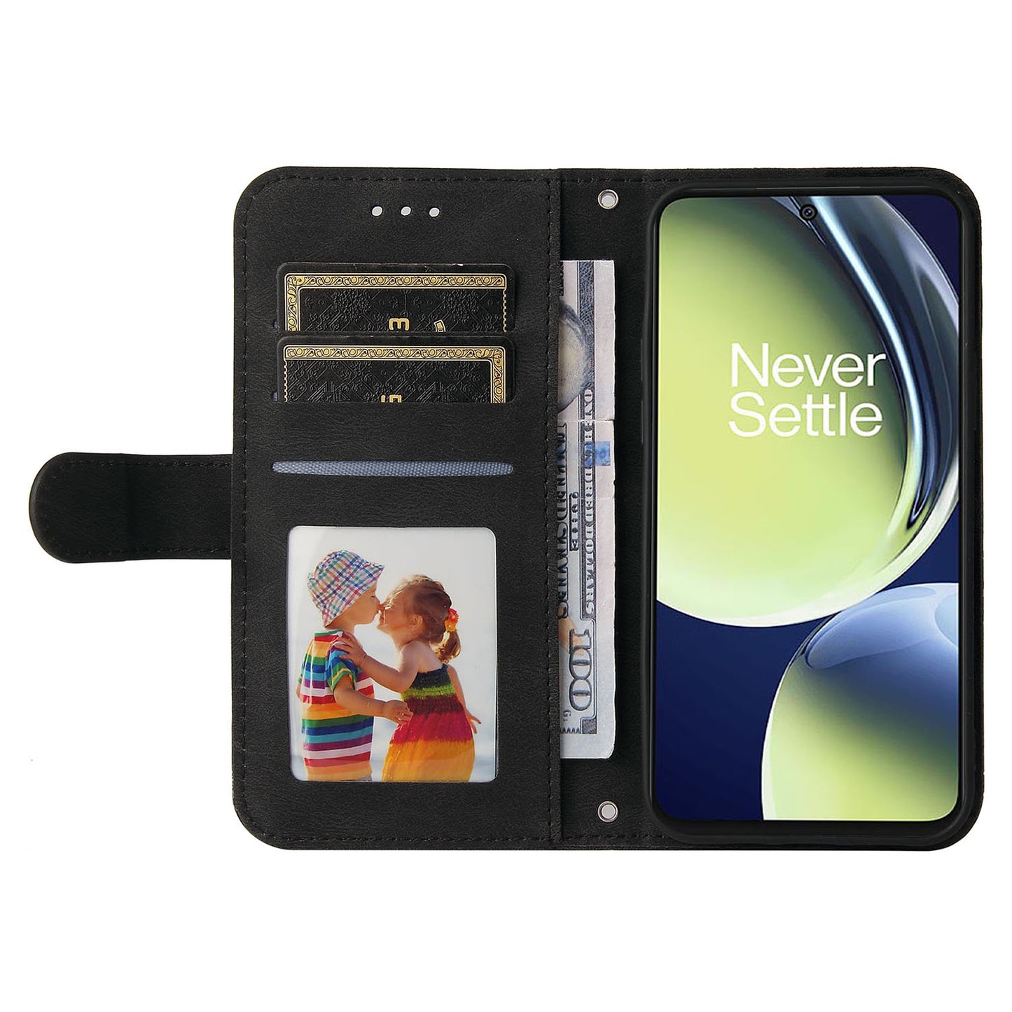 For Oppo K11x 5G / OnePlus Nord CE 3 Lite 5G / N30 5G Imprinted Lines Skin-touch Leather Case Stand Wallet Phone Cover
