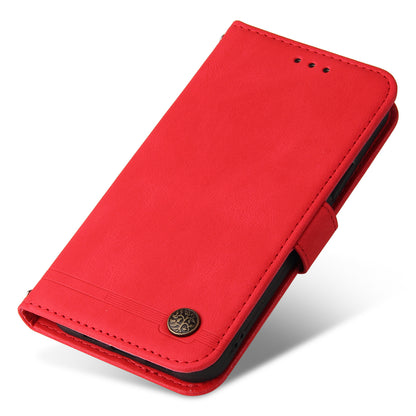 For Oppo K11x 5G / OnePlus Nord CE 3 Lite 5G / N30 5G Imprinted Lines Skin-touch Leather Case Stand Wallet Phone Cover