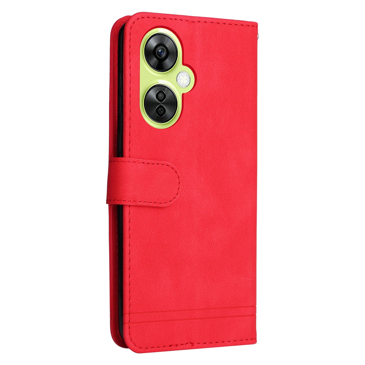 For Oppo K11x 5G / OnePlus Nord CE 3 Lite 5G / N30 5G Imprinted Lines Skin-touch Leather Case Stand Wallet Phone Cover