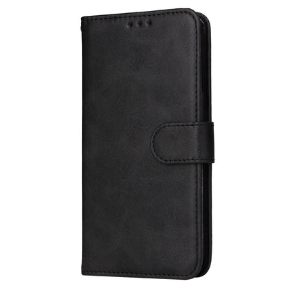 For Honor X50 PU Leather Wallet Stand Case Calf Texture Full Protection Phone Cover