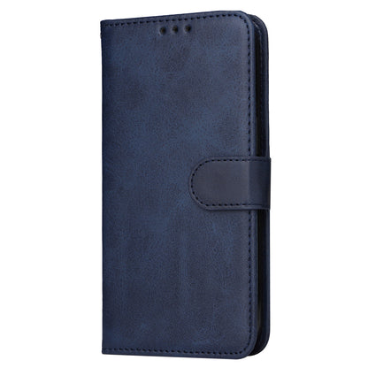 For Honor X50 PU Leather Wallet Stand Case Calf Texture Full Protection Phone Cover